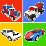 superhero car merge master android application logo